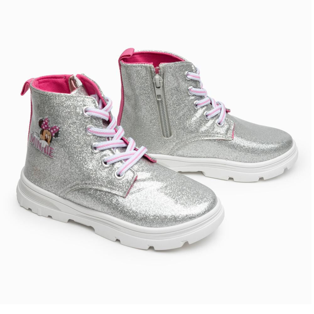 Bot&iacute;n Ni&ntilde;a Minnie Gris image number 1.0