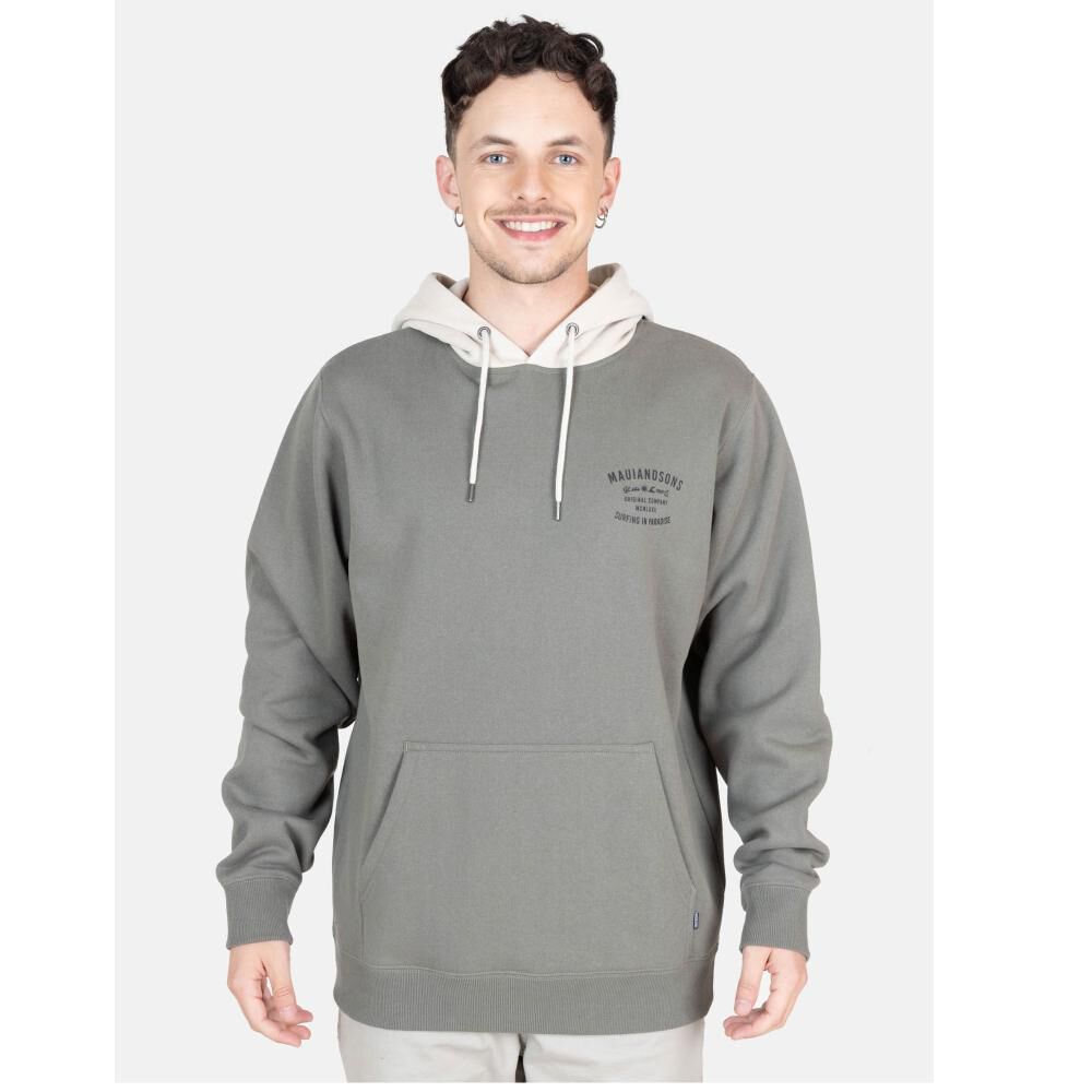 Polerón Liso Cuello Redondo Con Capucha Hombre Maui And Sons image number 0.0
