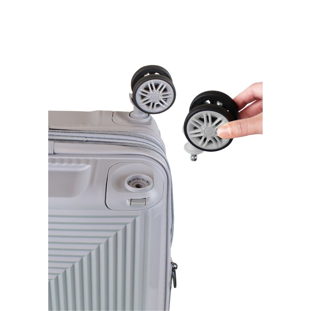 Maleta Cabina Con Ruedas Extraibles Lovers Gris F La Maleta De Chile image number 1.0