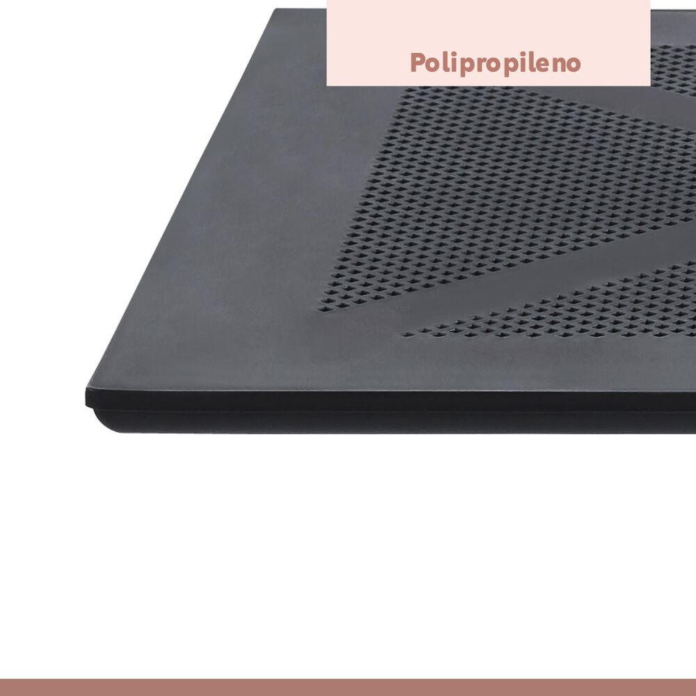 Mesa Restaurant 80x80 Polipropileno + 4 Sillas Tolix - Negra image number 6.0