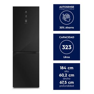 Refrigerador 323l No Frost Bottom Freezer Dbg60ge Negro