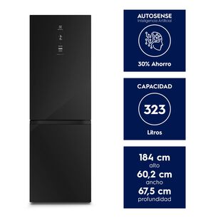Refrigerador 323l No Frost Bottom Freezer Db60ge Negro