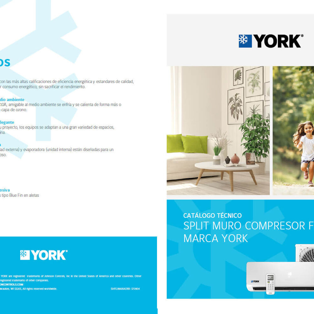 Aire Acondicionado Mini-split On-off 12.000 Btu York image number 2.0
