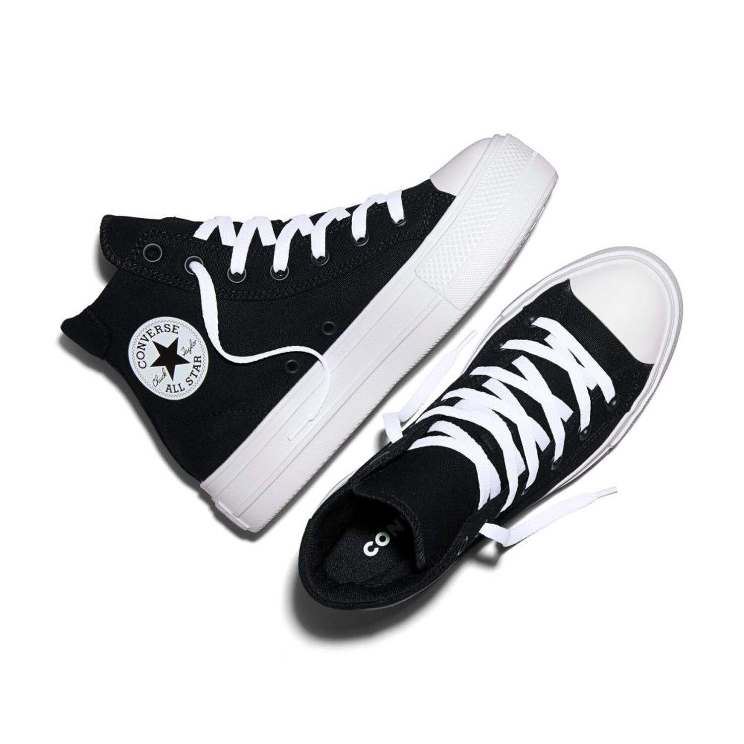 Zapatilla Urbana Mujer Converse Day One Platform Negro image number 2.0
