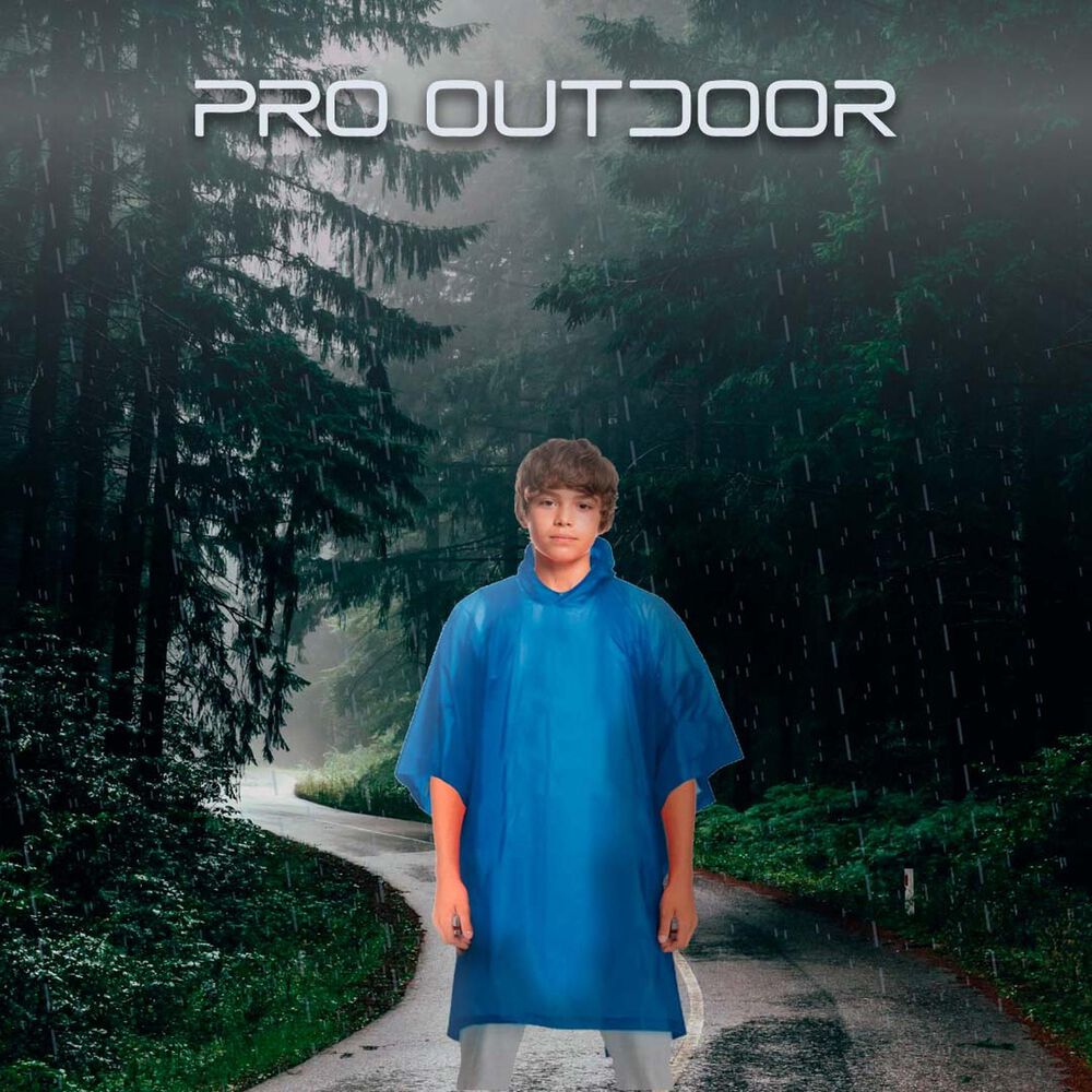 Poncho Para Lluvia Impermeable Niño image number 2.0