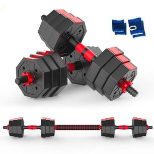 Set Mancuernas Barra Ajustables 20 Kg