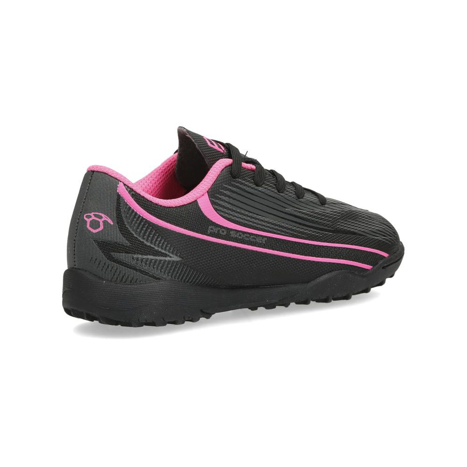 Zapatilla F&uacute;tbol Ni&ntilde;a Pro Soccer Black image number 3.0