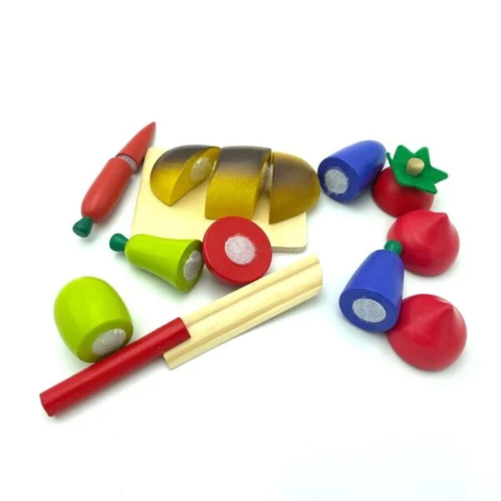 Juguete Didáctico De Corta Fruta De Madera Para Niños De 3+ image number 0.0