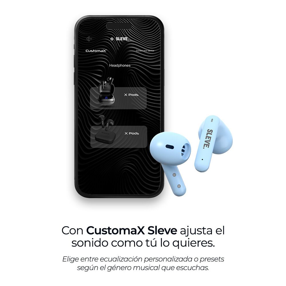 Audifonos Inalambricos Bluetooth Sleve Purex image number 0.0