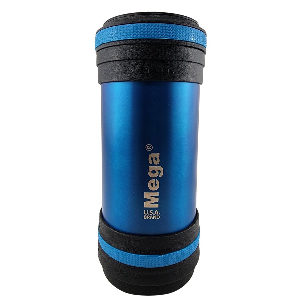 Termo Mega Maxx 600ml Comidas Metalico Acero Inoxidable Azul image number 1.0
