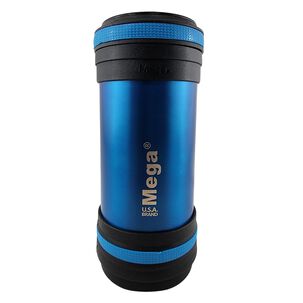 Termo Mega Maxx 600ml Comidas Metalico Acero Inoxidable Azul