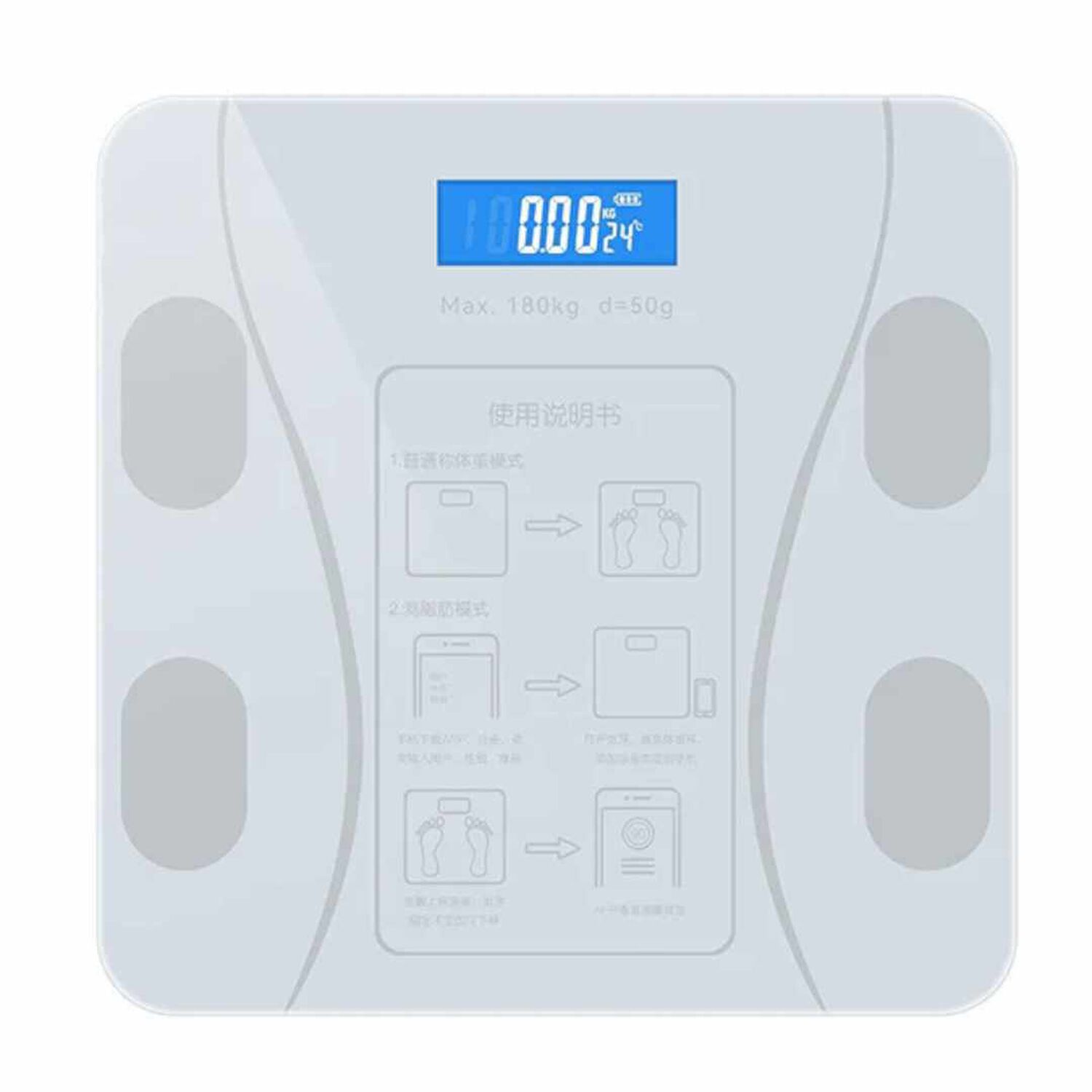 Balanza Bascula Pesa Digital Bluetooth Inteligente Smart image number 1.0