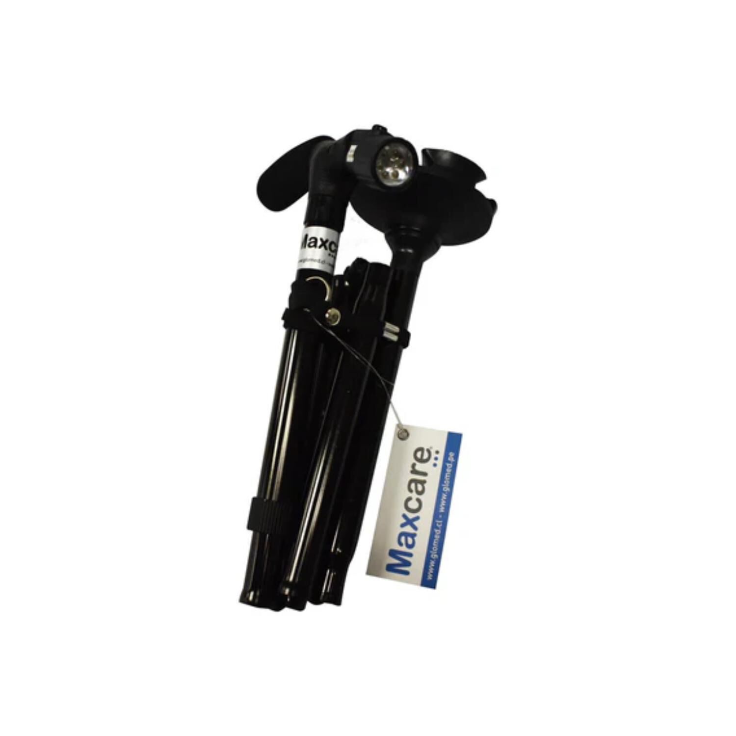 Baston Plegable Negro Con Luz image number 2.0
