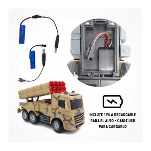 Cami&oacute;n Artillero Lanzamisiles Juguete Para Ni&ntilde;os