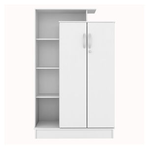 Closet Multiuso Con Llave Elite Blanco