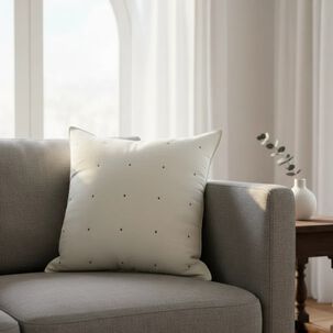 Set De 2 Cojines Bordados 6060 Cm Algod&oacute;n