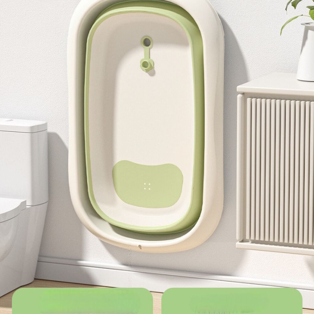 Bañera Con Termómetro Cojín Premium Verde Lubabycas image number 6.0