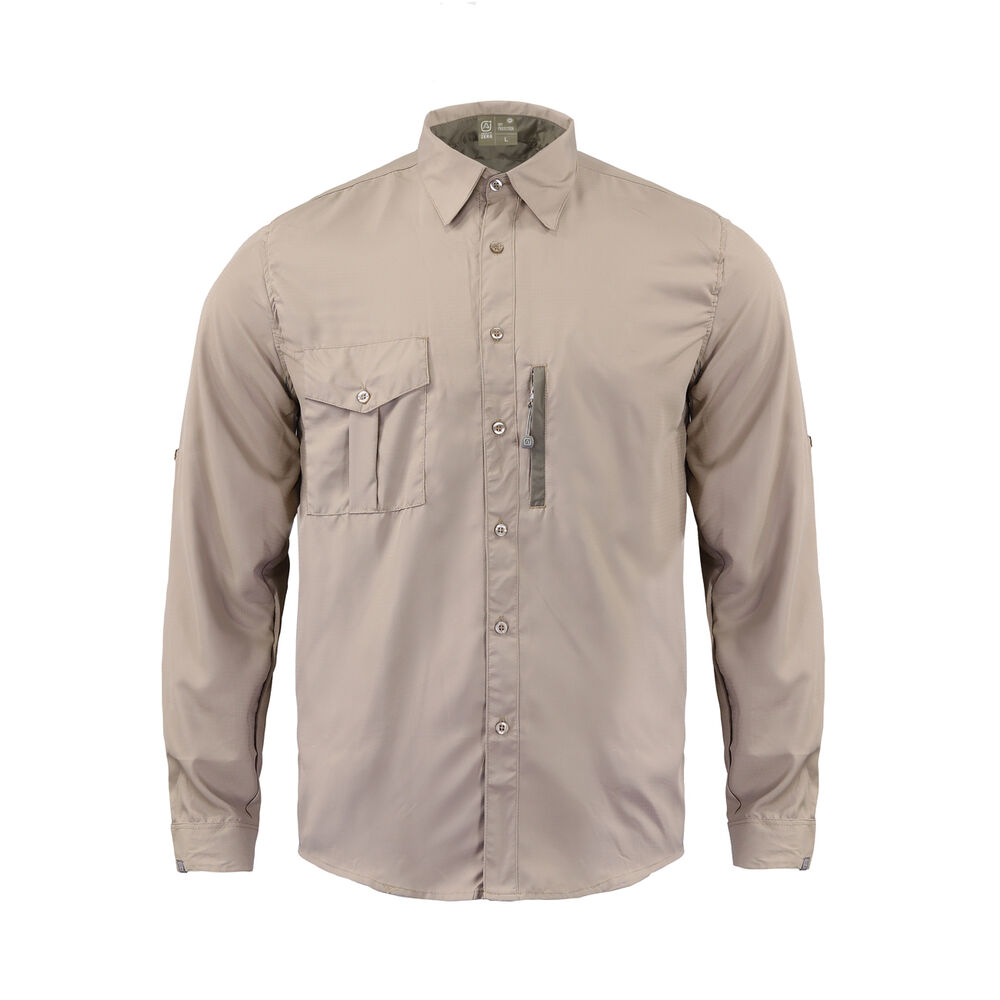 Camisa Lightwind Poliéster Beige image number 0.0