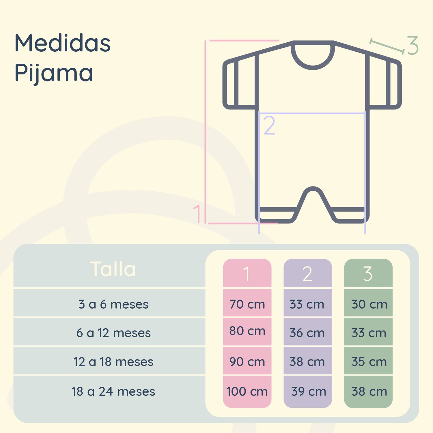 Pijama Suave Para Beb&eacute;s 80 Cm (6&ndash;12 Meses) image number 3.0