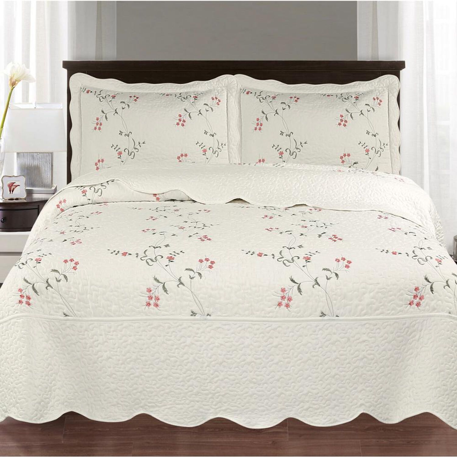 Quilt Andes Bordado Toronto Rosa image number 2.0