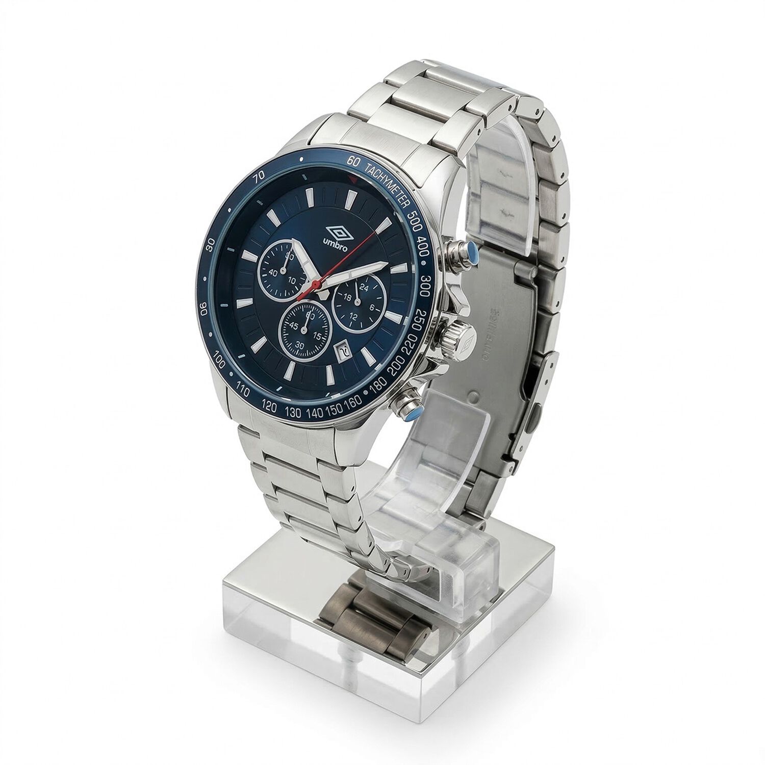 Reloj An&aacute;logo Hombre Umbro Plus Plateado Umbp-1500-156 image number 1.0