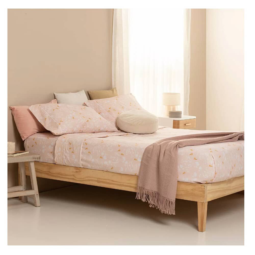 S&aacute;banas De 2 Plazas Arredo Estampadas Florales image number 0.0