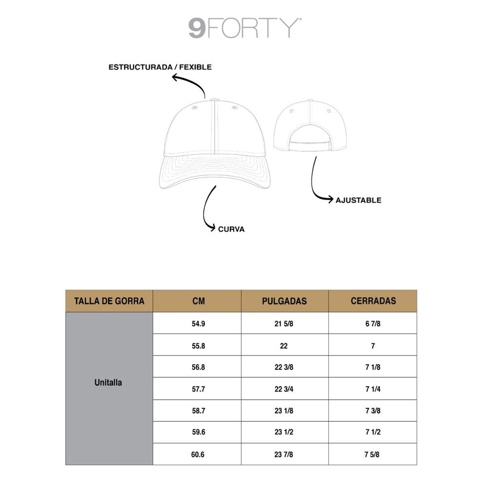 Gorra 9forty New York Yankees Mlb Satin Black image number 5.0