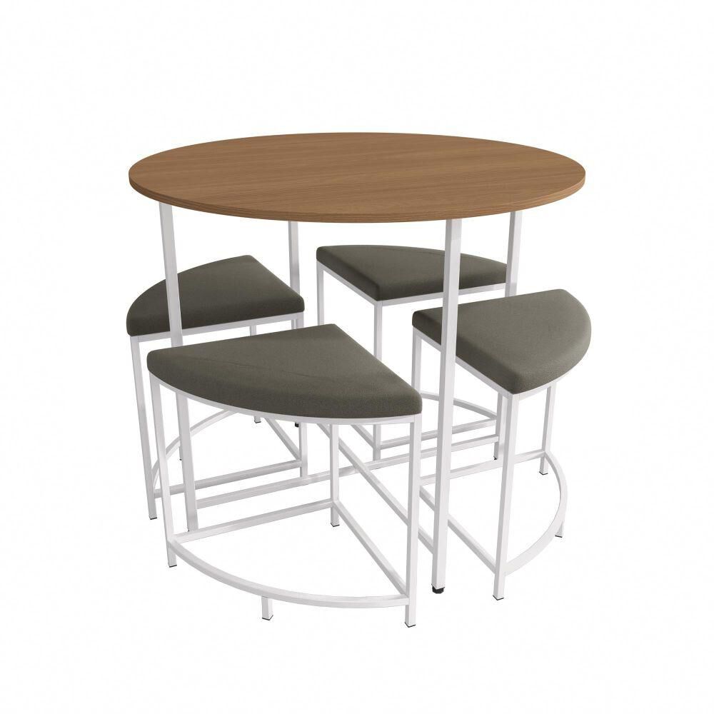 Juego De Comedor Roca Compacto / 4 Sillas image number 0.0