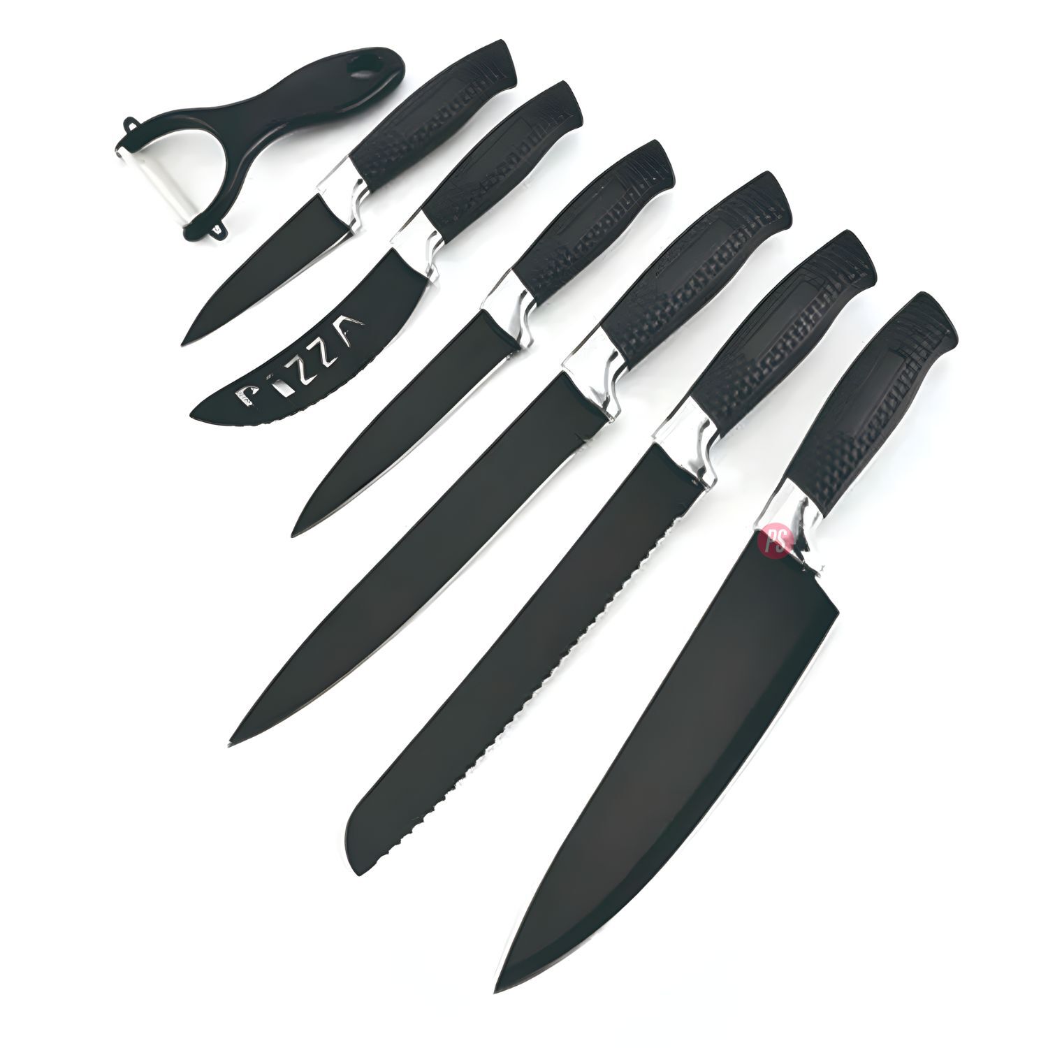Set De Cuchillos 7 Piezas Ergon&oacute;micos Y Resistentes - Ps image number 1.0