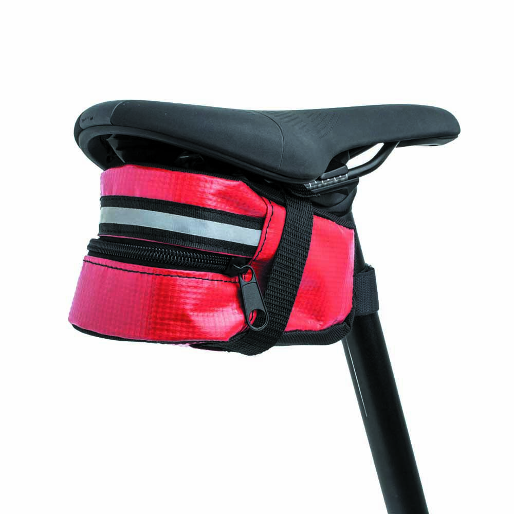 Bolso Sillin Impermeable Rojo Para Bicicleta image number 3.0
