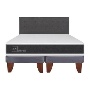 Cama Europea Cic Ortopedic / King / Base Dividida + Respaldo
