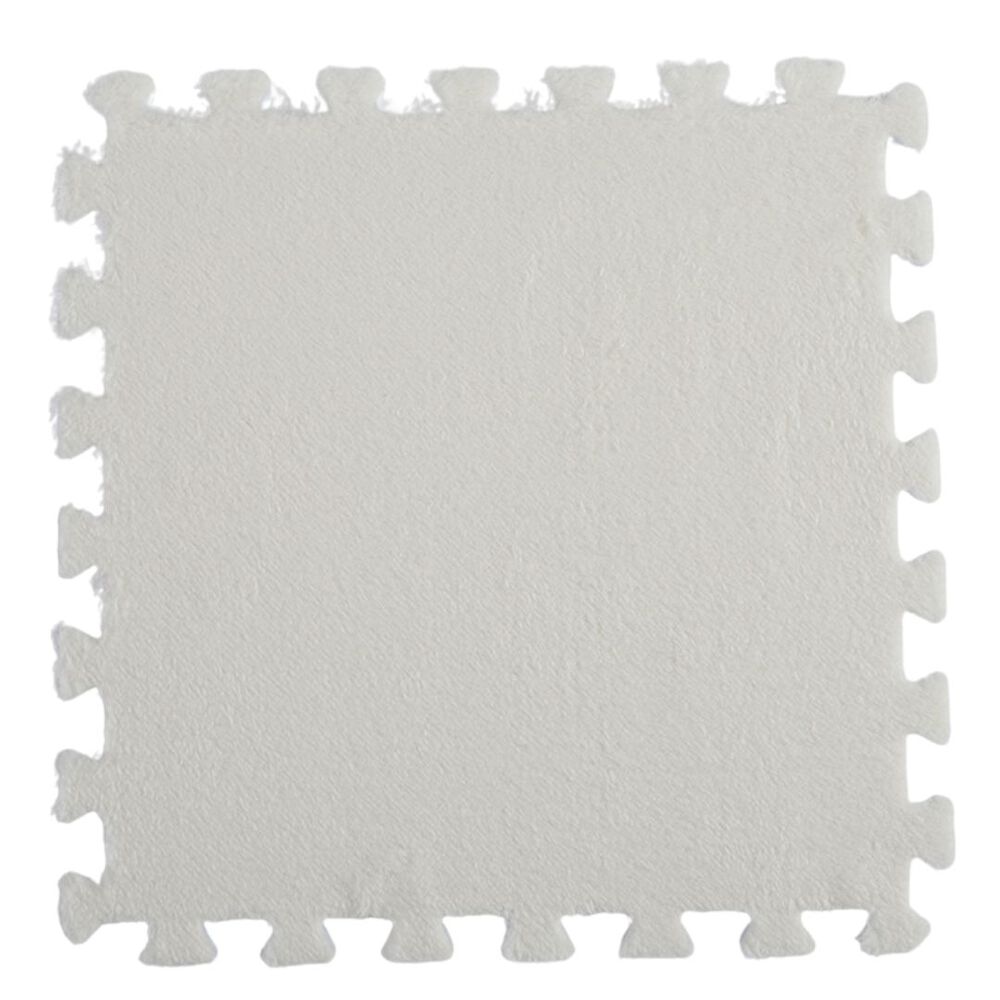 Pack 6 Alfombras Rompecabezas Felpa Shaggy 30x30 Cm Armables image number 1.0