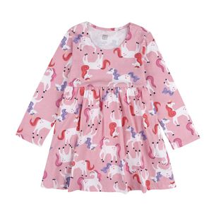 Vestido Manga Larga Bebe Ni&ntilde;a Baby