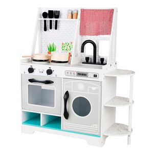 Cocina De Madera Gamepower Gris/calipso Con Accesorios