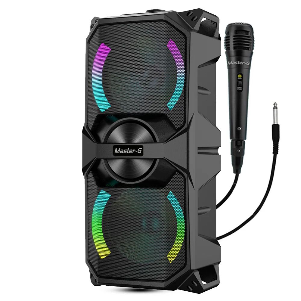 Master-g Parlante Karaoke Bluetooth Luxor 6,5'' X2 Con Micr&oacute;fono image number 0.0