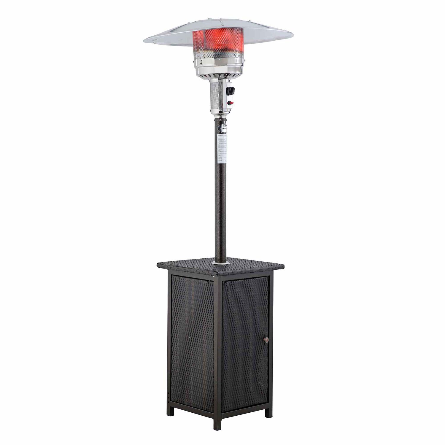 Estufa A Gas Exterior Terraza Setax Rattan image number 0.0