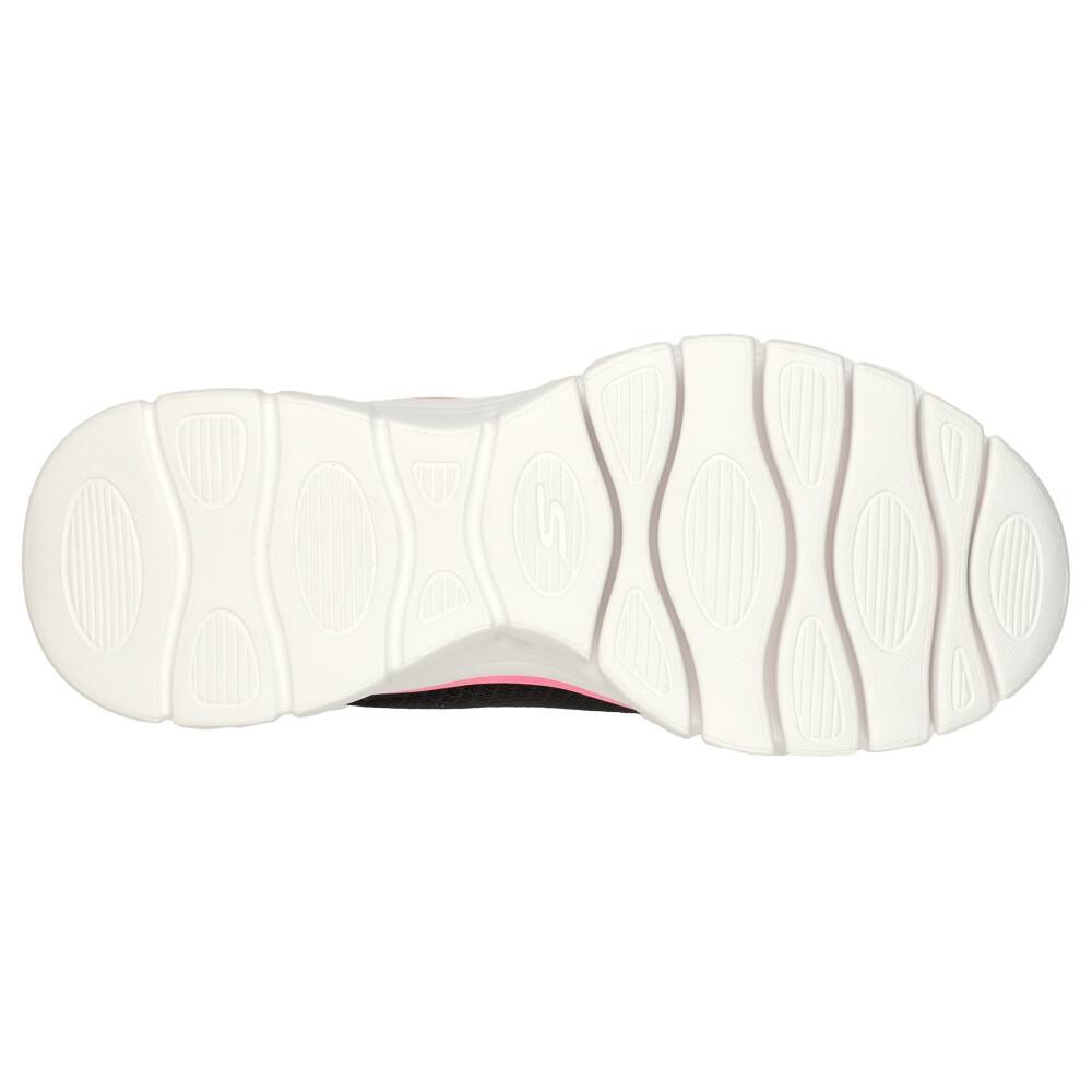 Zapatilla Urbana Mujer Skechers Glide-step Negro image number 3.0