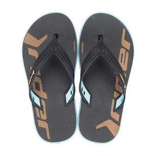 Sandalia Infantil Azul/negro Rw Rider