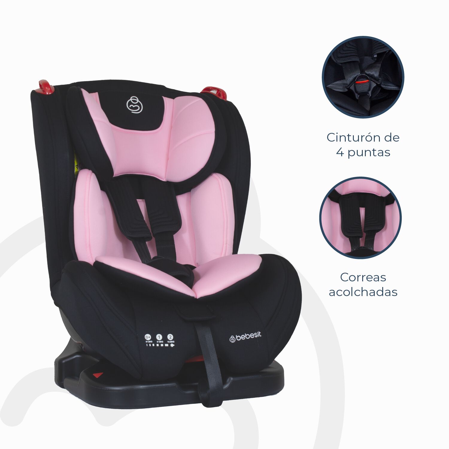 Silla De Auto Convertible Ara Next Rosa image number 4.0