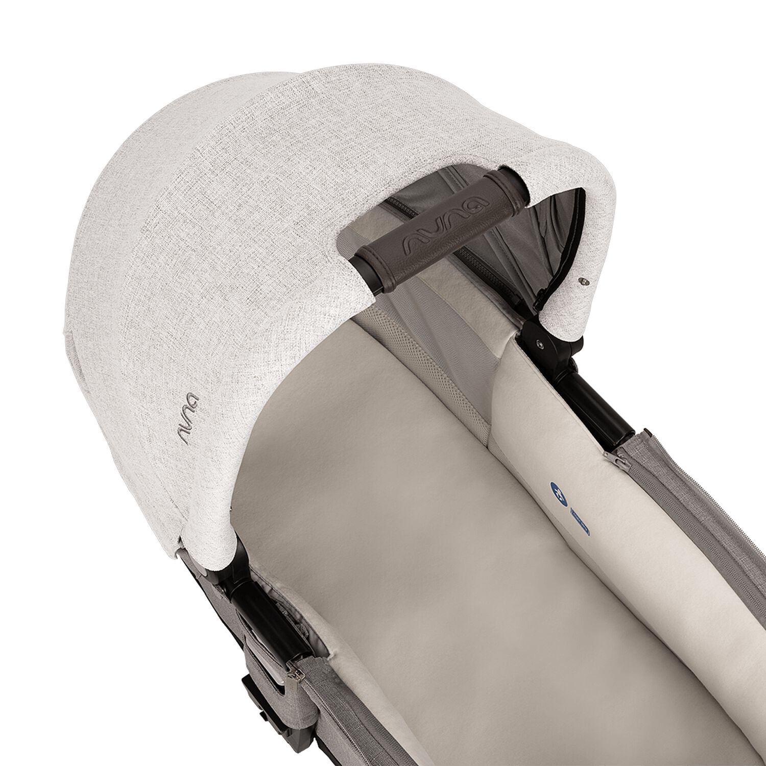 Mois&eacute;s Mixx Carry Cot Mineral Nuna image number 3.0