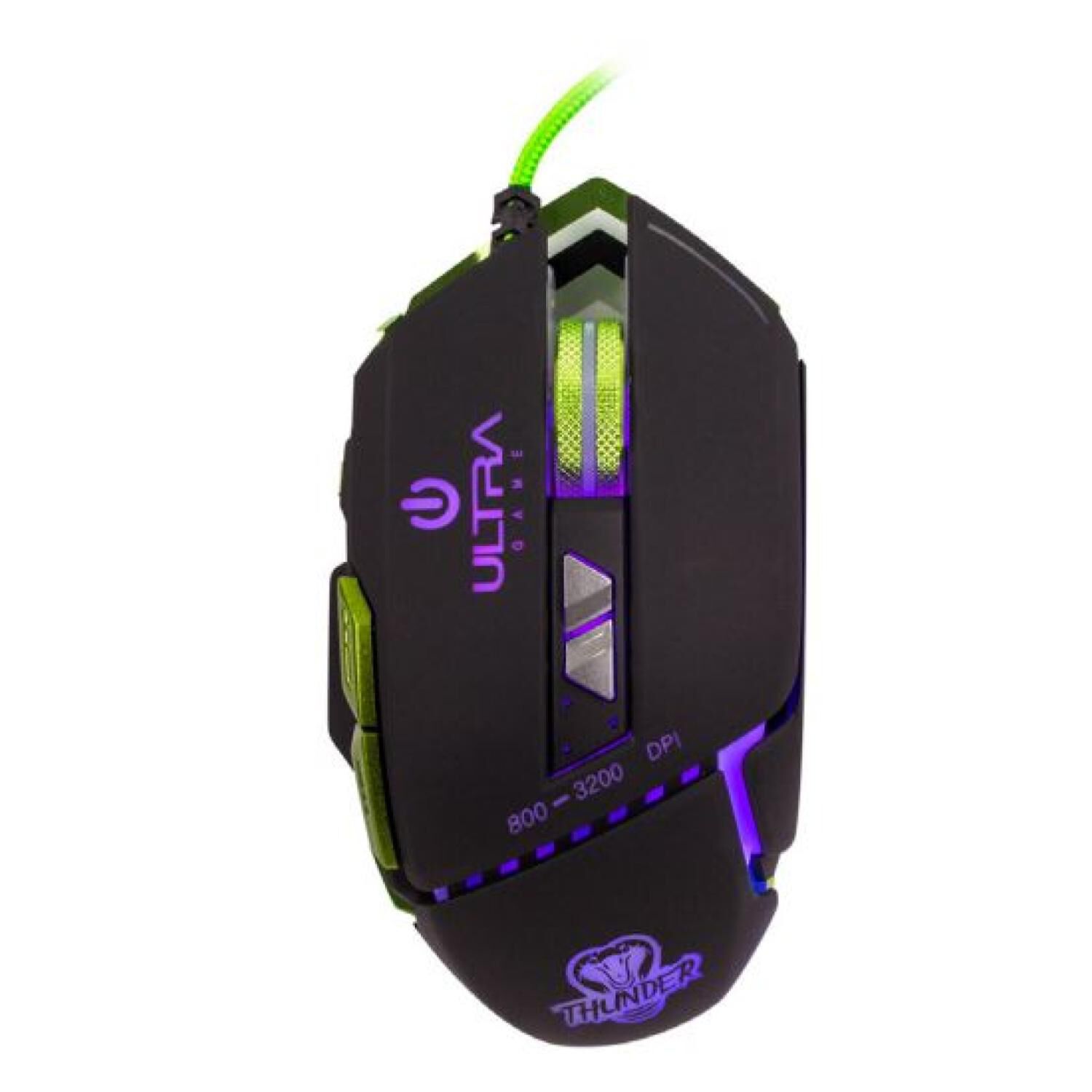 Mouse Gamer Alambrico Usb Ergonomico 3200dpi Rgb X16 image number 0.0
