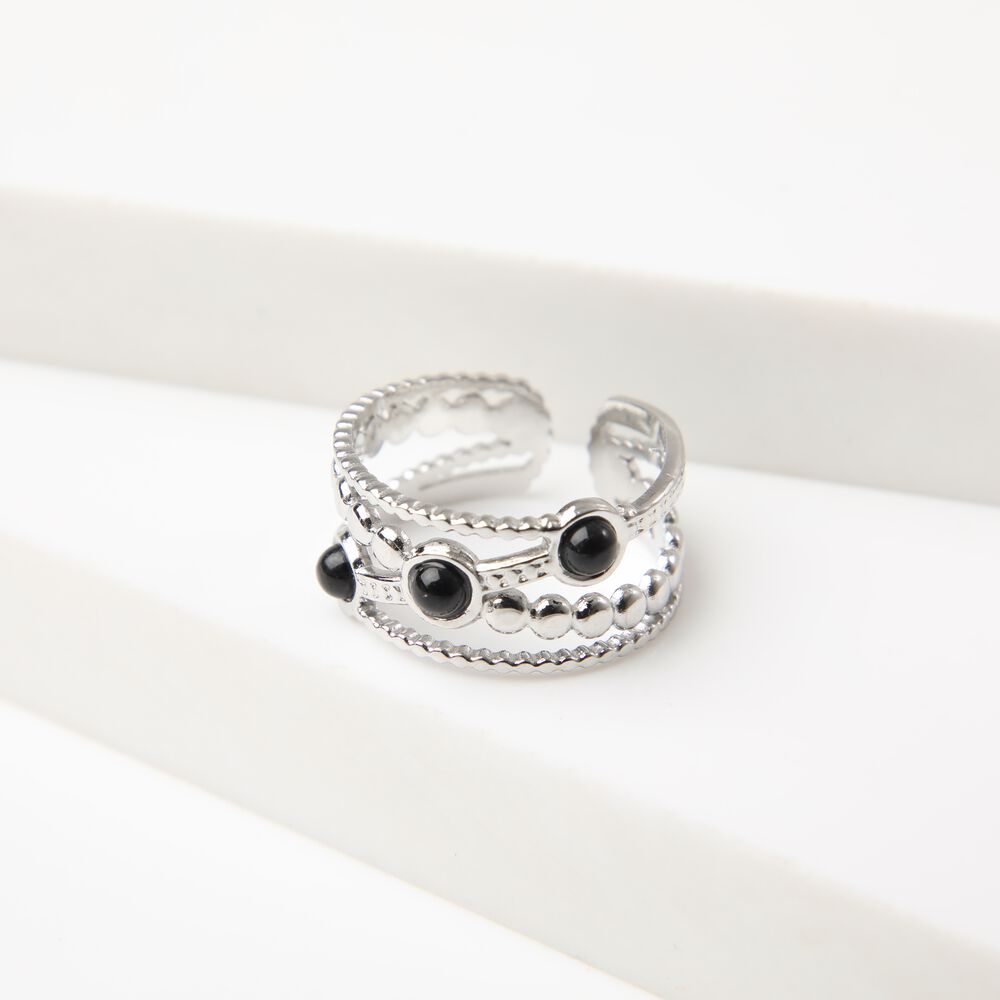 Anillo 19v69 Plateado Mujer Str084 image number 2.0