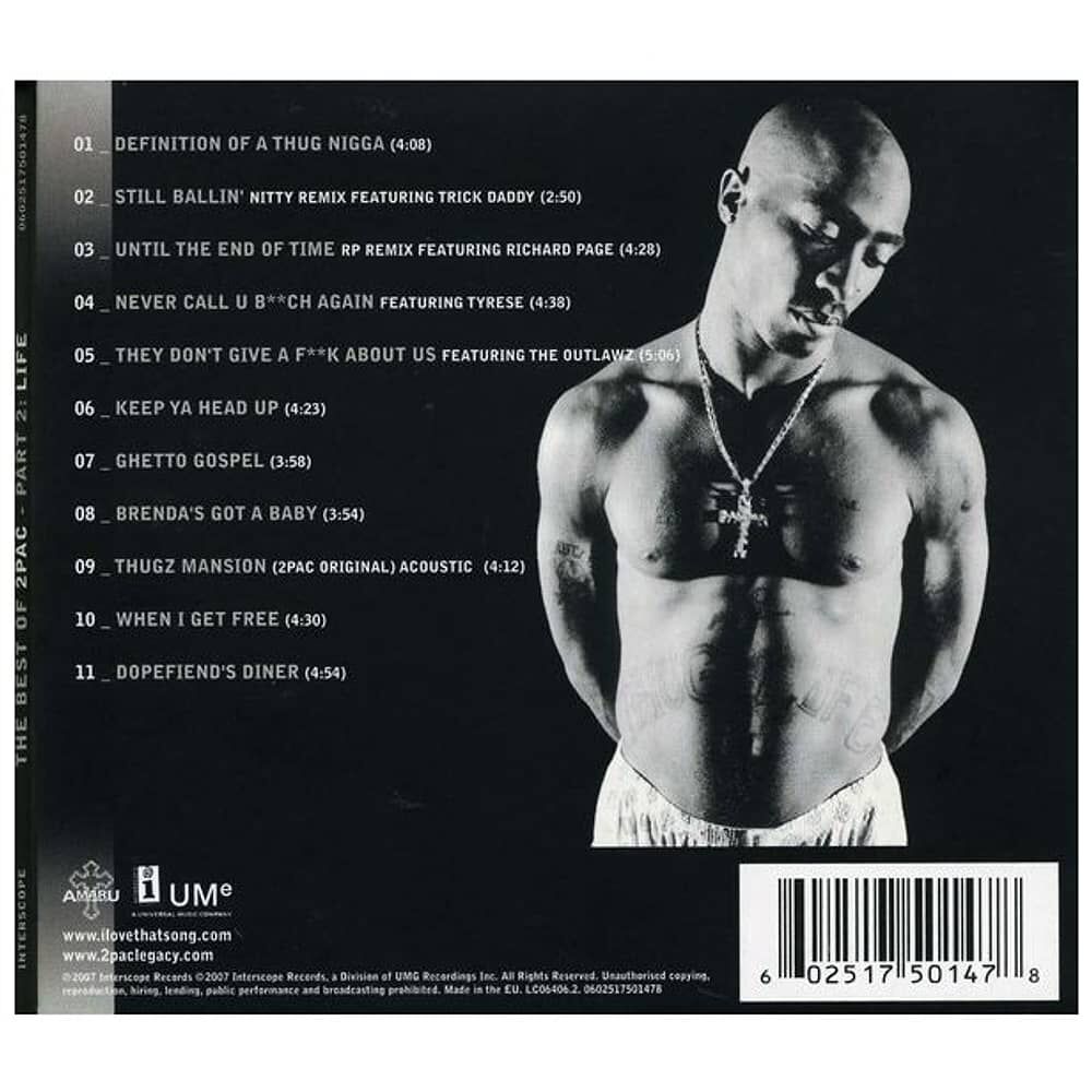 2pac - Best Of - Part 2: Life | Cd image number 1.0