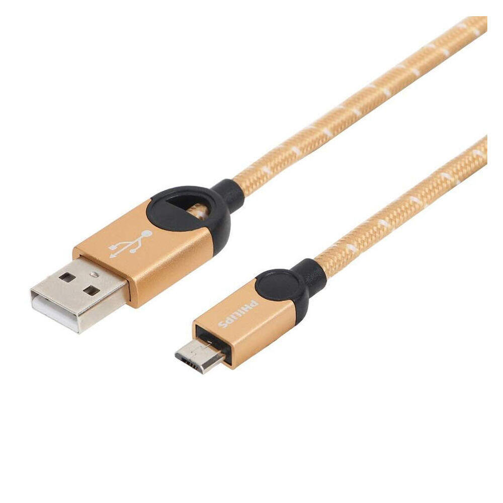 Cable Philips Dlc2618g Micro Usb 1.2 Mts Trenzado image number 1.0