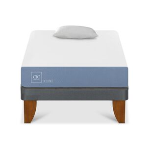 Cama Europea Cic Excellence / 1.5 Plazas / Base Normal + Almohada