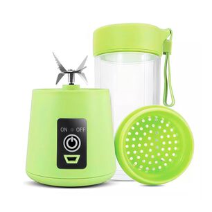 Licuadora Port&aacute;til Recargable Usb Verde Batidos Smoothies