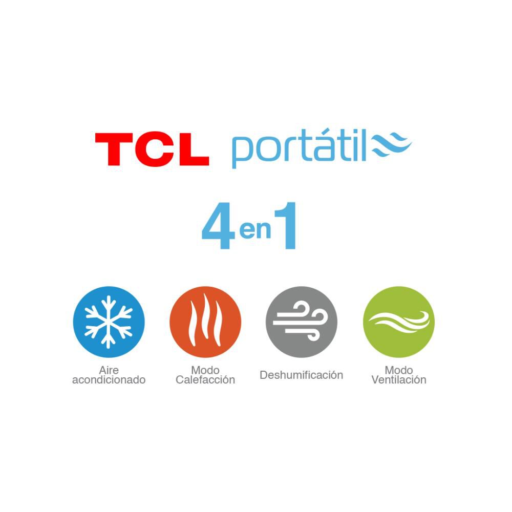 Aire Acondicionado Portátil TCL  TAC-12CHPA / 12.000 BTU image number 2.0