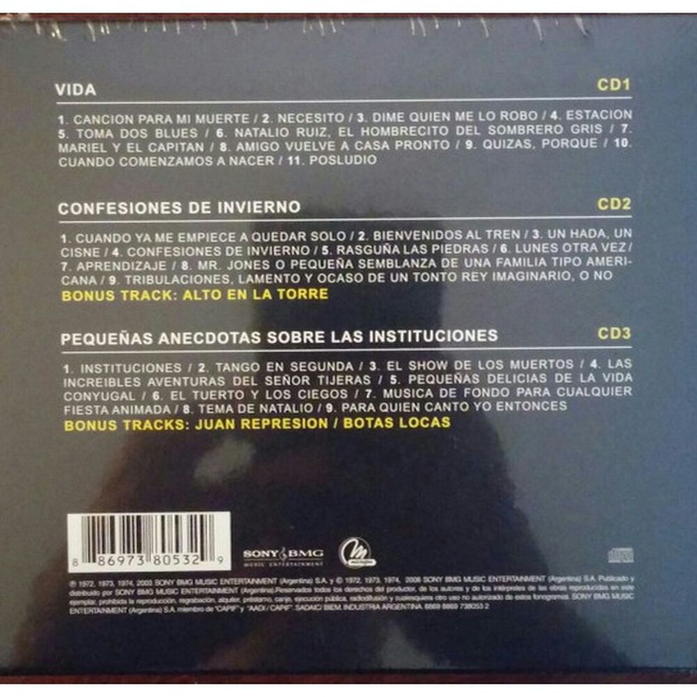 Sui Generis - Sui Generis En Estudio (3cd) | Cd image number 1.0