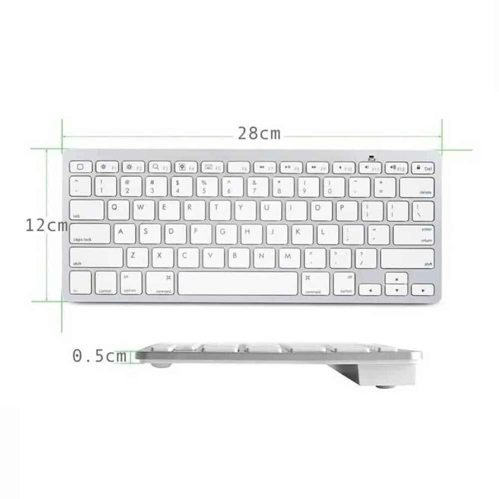 Teclado Inalambrico Bluetooth Para Tablets - Tv - Smartphone image number 1.0