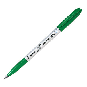 Marcador Permanente Cd/dvd Extra Fina Verde Pilot